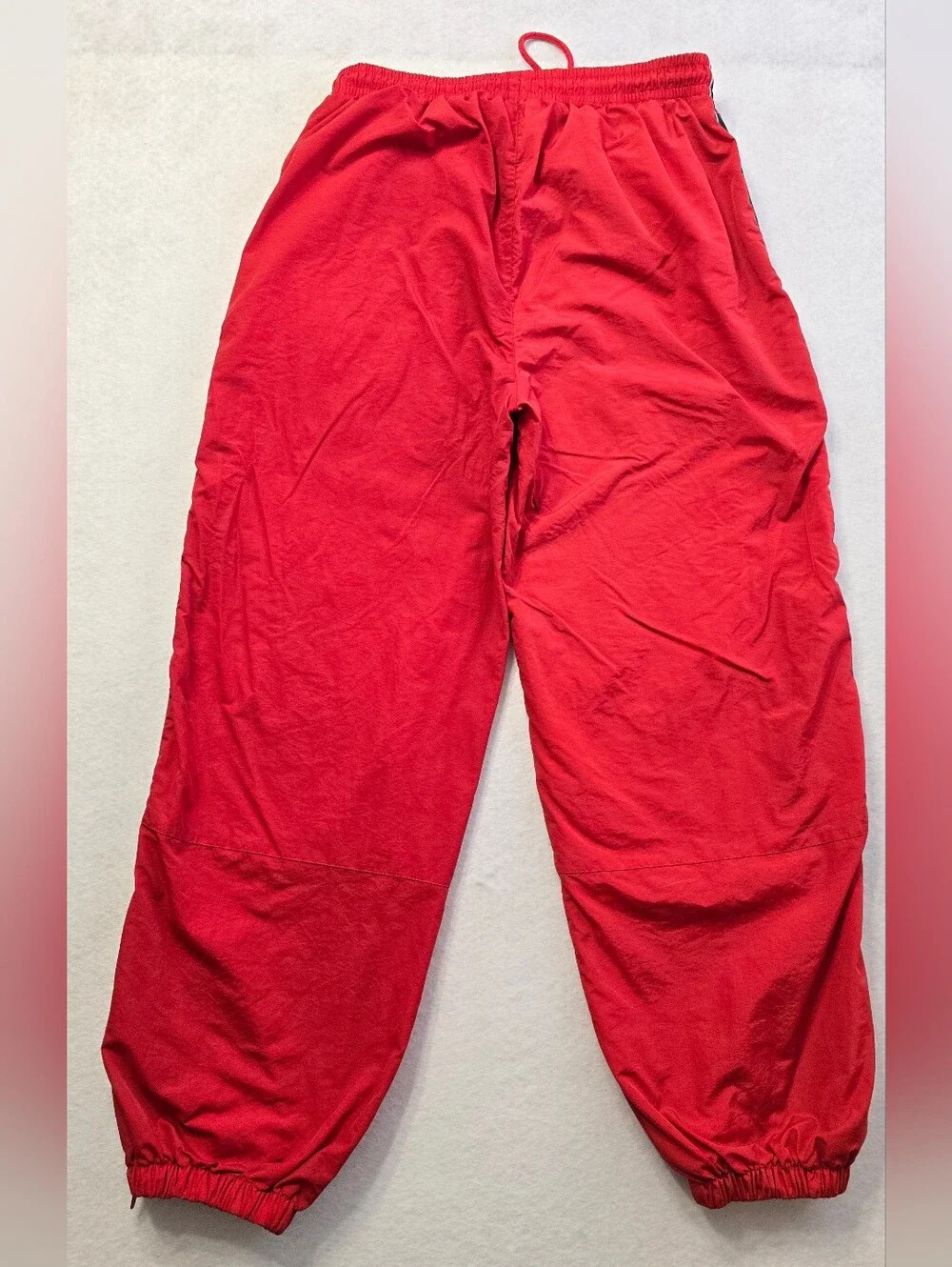STARTER Red Kids Joggers with Black & White Side Stripes